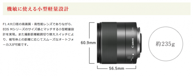 EF-M32mm F1.4 STM レビュー。EOS Kiss M 向け最強レンズです！